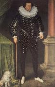 unknow artist The Well-dressed gentleman of 1590 Spain oil painting artist